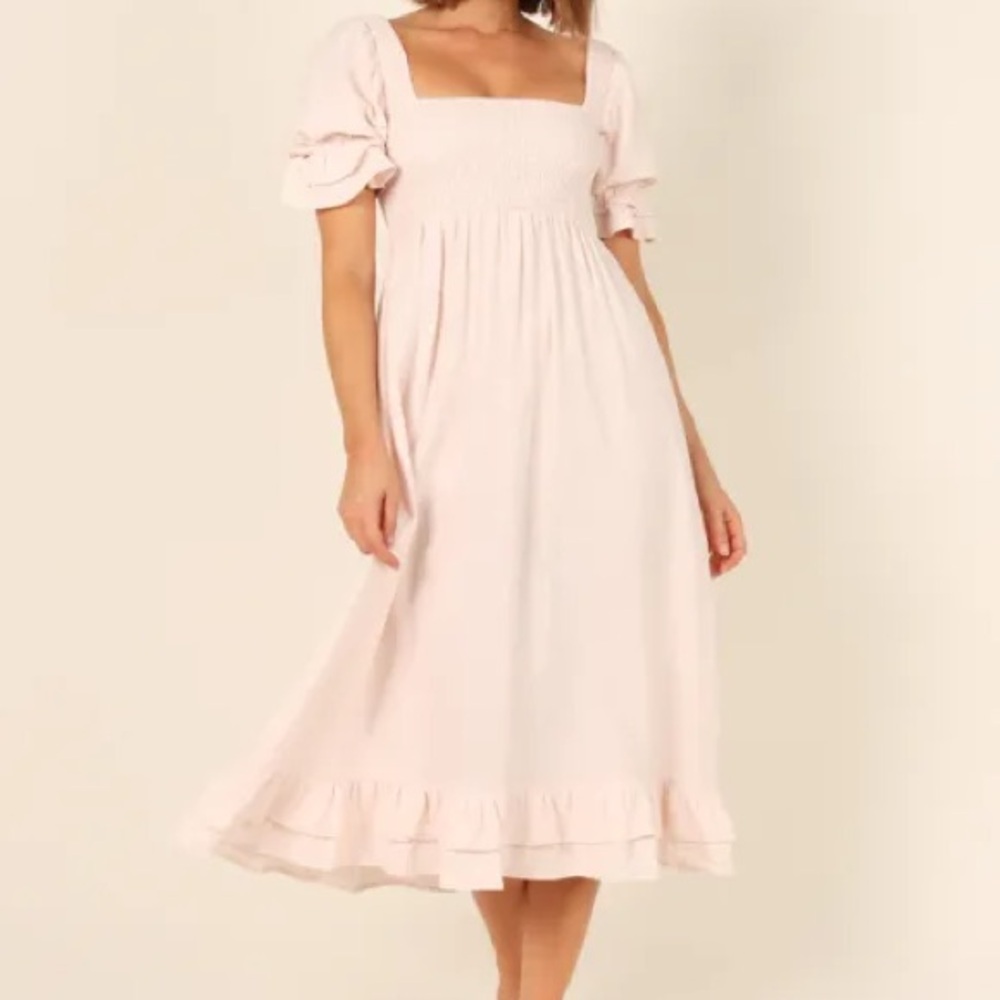 Petal & Pup Blush Midi Dress